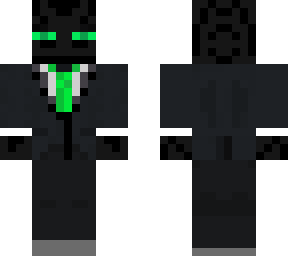 enderman in a suit (green)