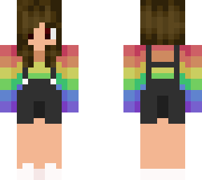 fixed rainbow pride gal | Minecraft Skin