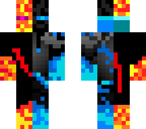 half robot half enderman