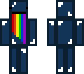 netherite puking rainbow