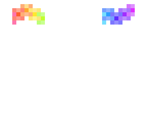 pastel rainbow flower crown