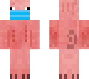 pig with mask