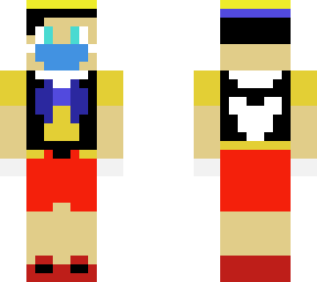 pinokeo with a mask