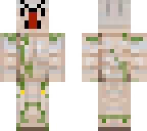 red nosed angry iron golem