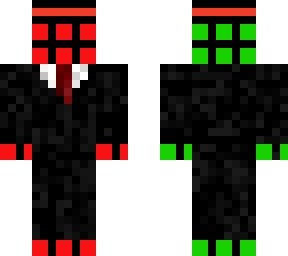 rubiks cube man in suit + hat