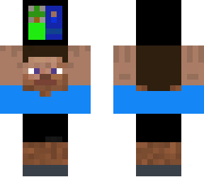 steve's  son playing mine craft earth