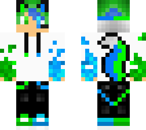 blue and green wolf