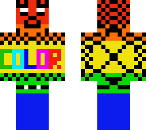 chained colour man