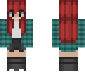checked sweater