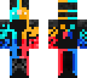 cool boy with 4 colours