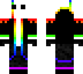 cool rainbow robe skin