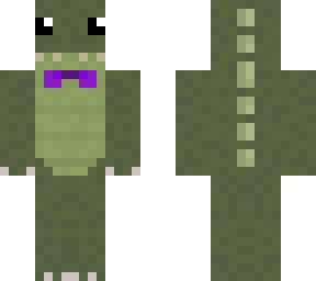 crocodile with bowtie
