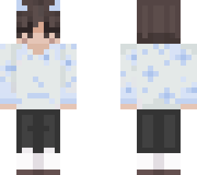cute blue devil (gender reverse series)