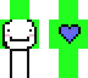 dream but with a blue heart on the back (og made all by myself) :