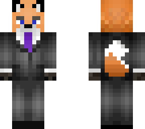 fox in a tux