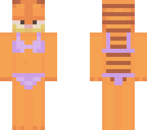 garfield in a bikini (edited to be ***ier)