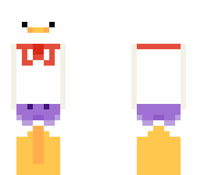 goose in booty shorts