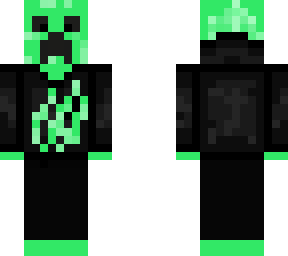 green ice creeper with green fire merch