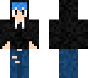 kirito blue hair