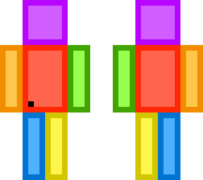 lego man 2.2 -black dot means front-