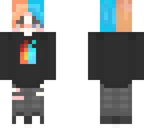 orange and blue