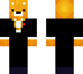 orange bear with chain (fixed