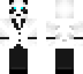 panda in a suit (without jacket)