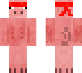 pig with bandana