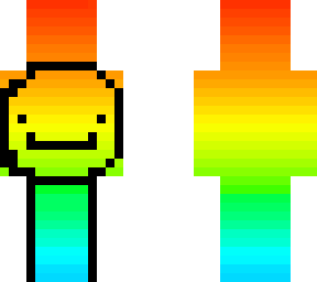 Rainbow Dream Youtuber Skin | Minecraft Skin