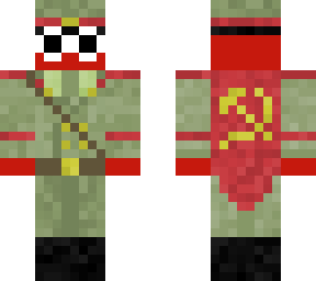 red man with glasses and a uniform
