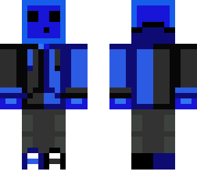 thegamingslime in a hoodie (blue and black