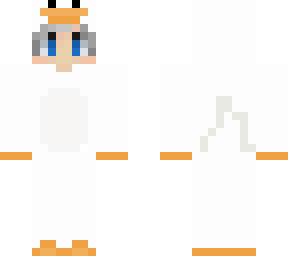 white duck onesie