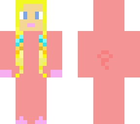 a cute blonde girl in pigtails in a pig onesie
