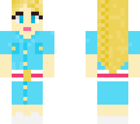 barbie remake in blue outfit
