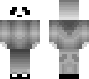 black & white & gray panda