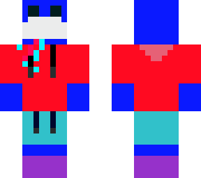 blue derp man wth mask