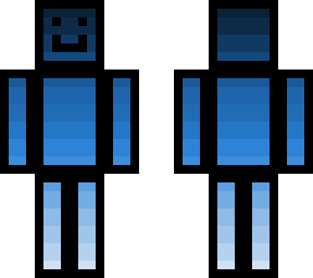 blue fade smile guy