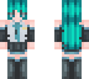 blue hair, blue tie, hiding in your wifi~