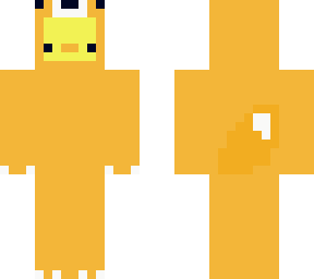 duck in fox onesie