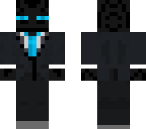 enderman in a suit (light blue)