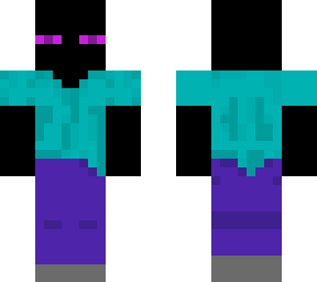 enderman with zombie clothes