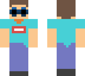 george skin with glasses