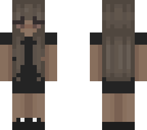 girl in black t-shirt