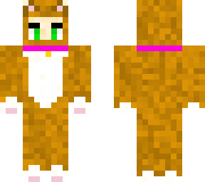girl in dog costume