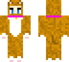 girl in dog costume