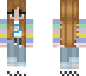 girl skin (pastel jumper)