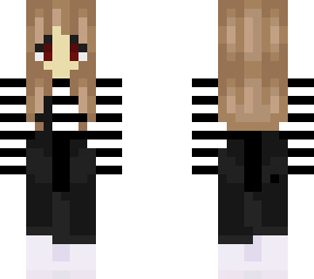 girl skin with overalls