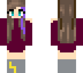 girl with lightning bolt socks