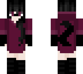 my new skin with black hair