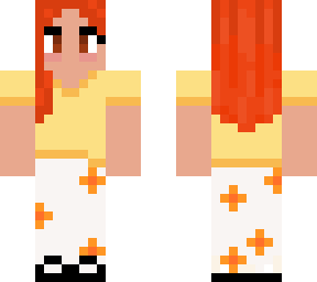 orange-themed girl